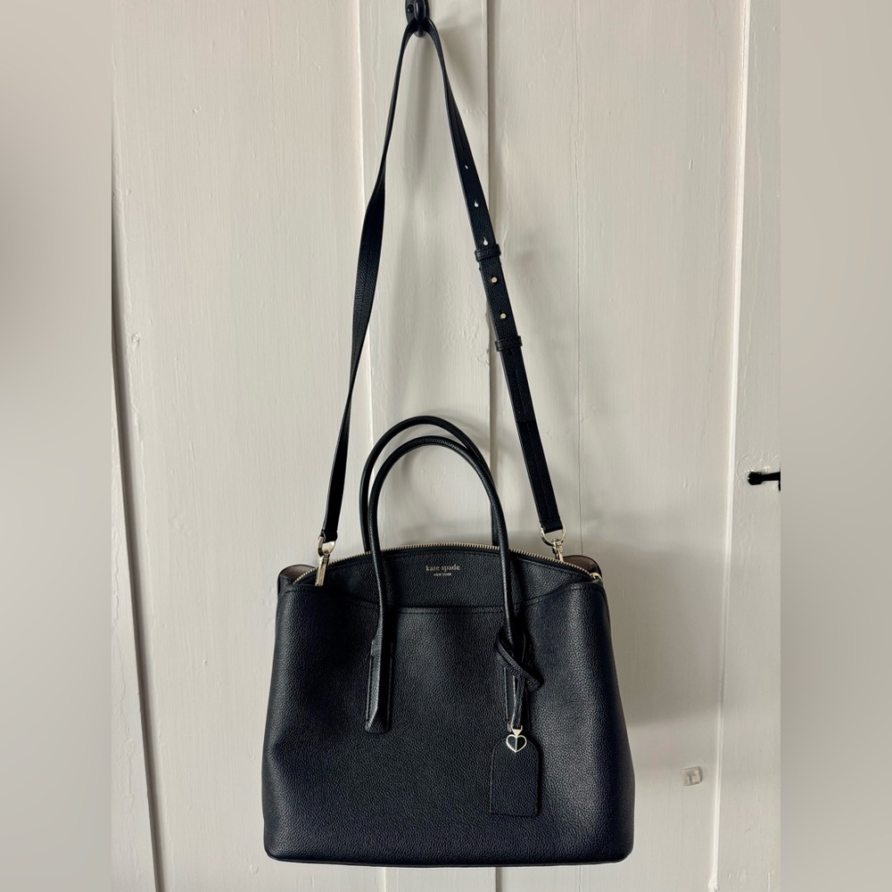 Kate Spade New York Margaux Large Satchel in Black